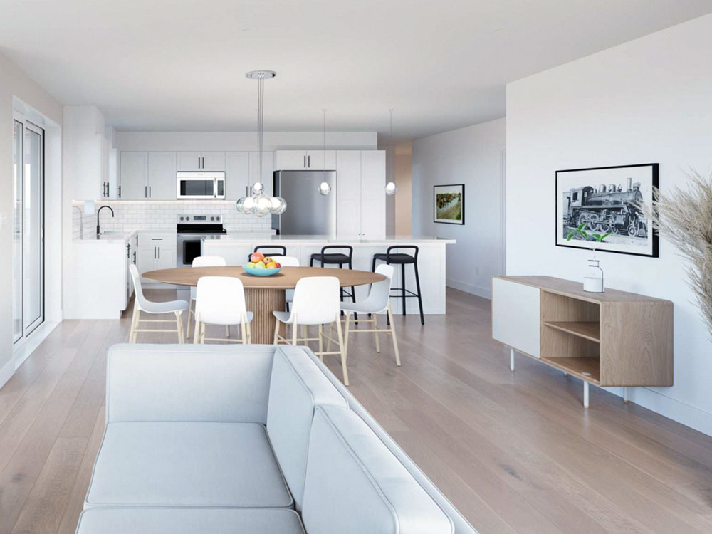 interior rendering of a residential unit in 20 Green Arbour Way